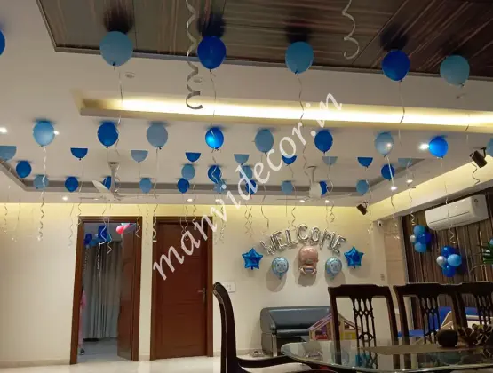 Baby Boy Surprise Welcome Decor