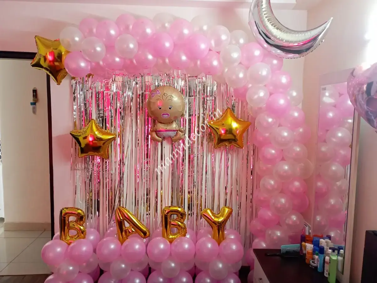 Baby Girl Welcome Theme Decor