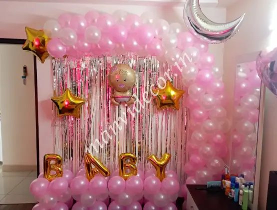 Baby Girl Welcome Theme Decor