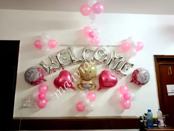 Baby Welcome Girl Decoration