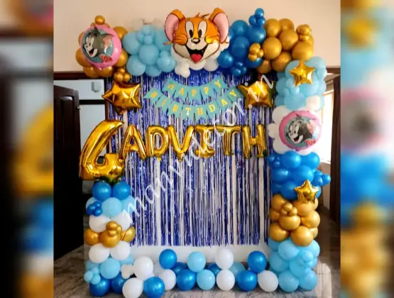 Tom And Jerry Theme Decoration