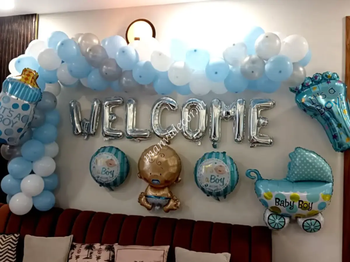 Baby Boy Welcome Wall Decoration