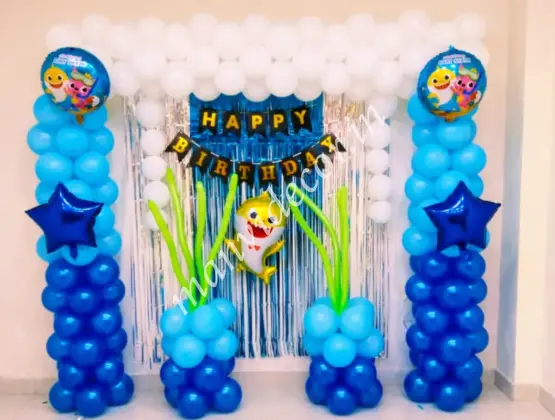 Baby Shark Balloon Decoration