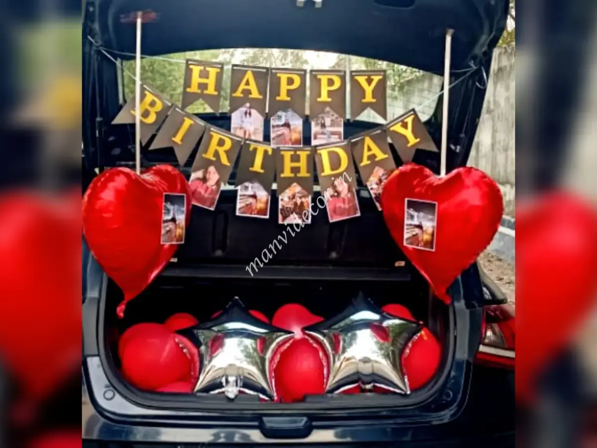 Car Boot Decoration For Birthday