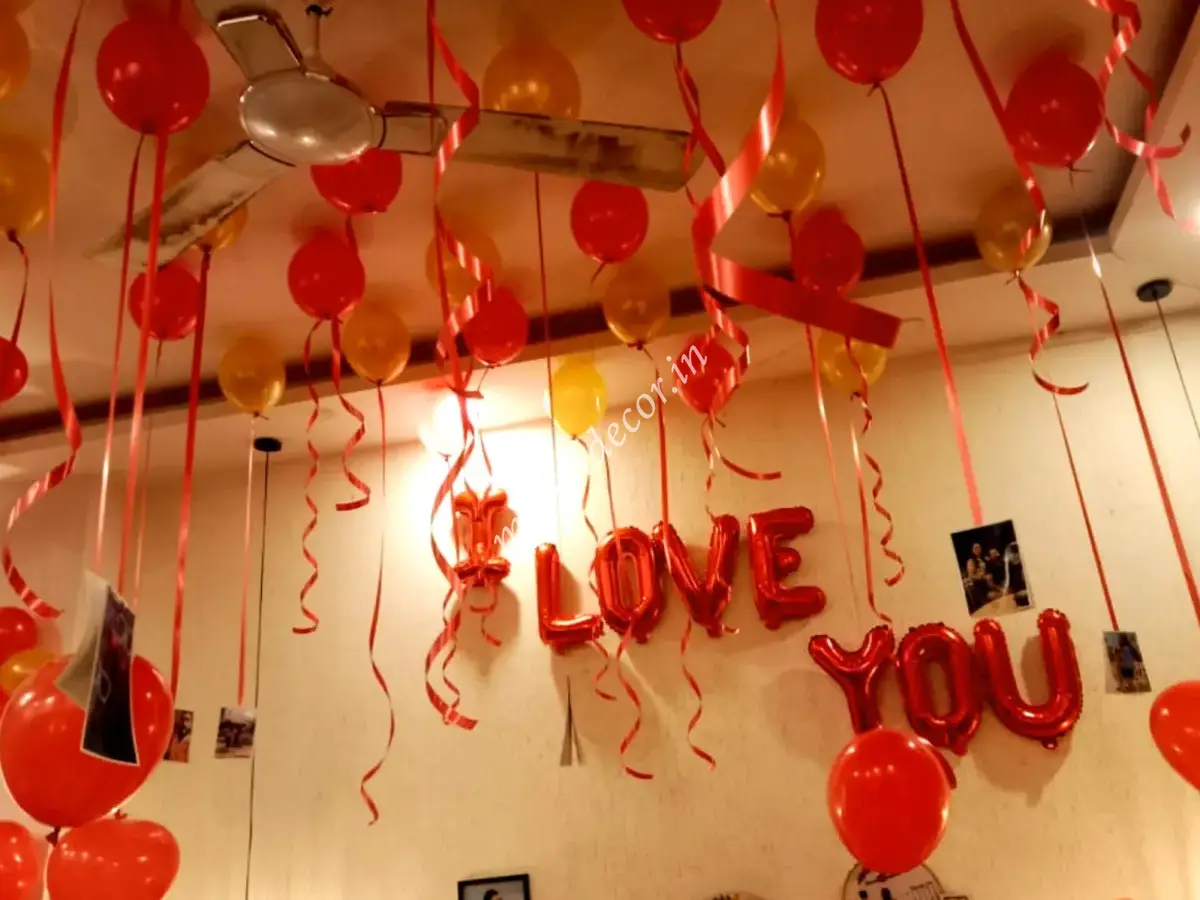 Love Red Theme Decoration