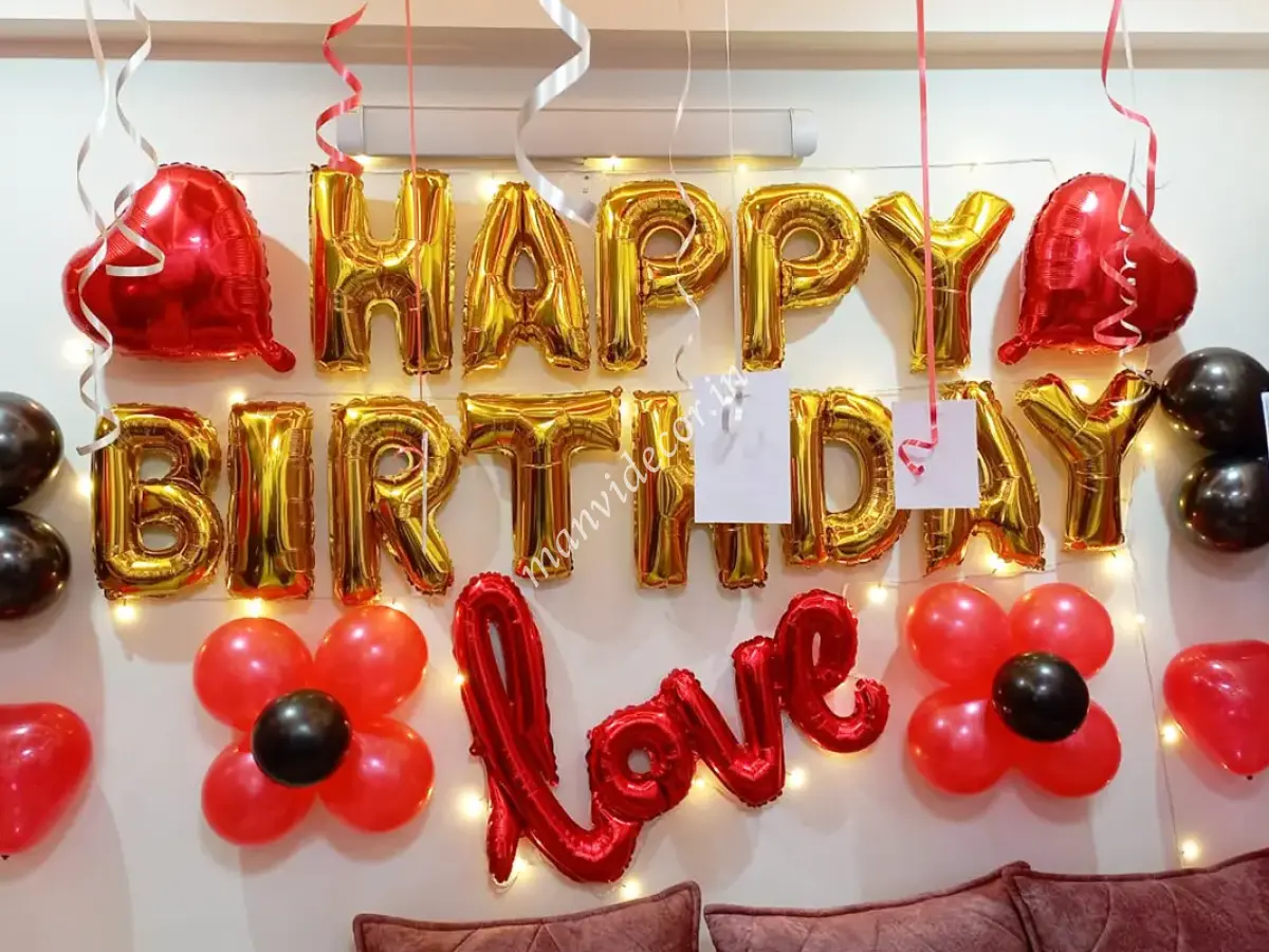 Love Theme Balloon Decoration