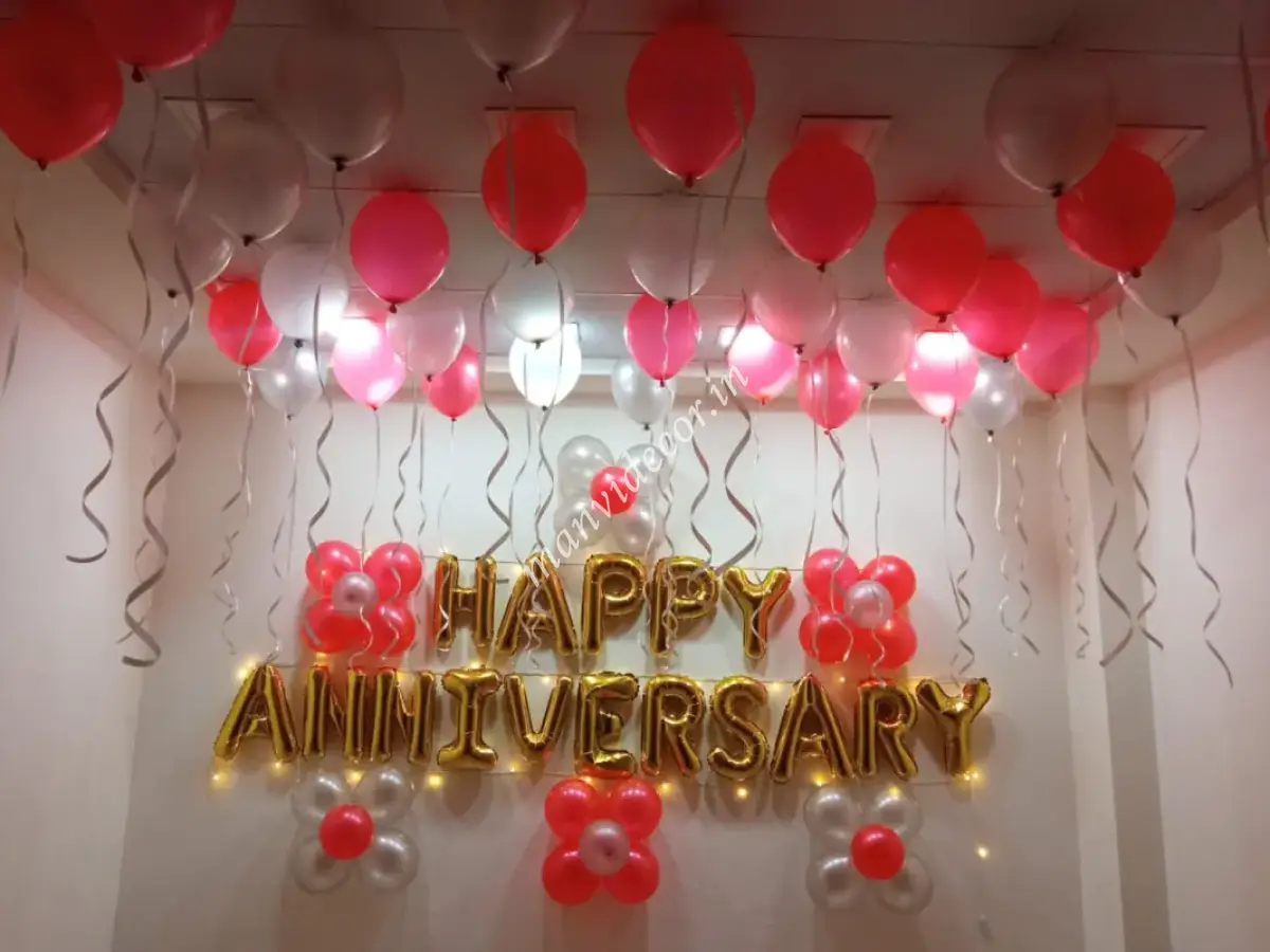 Marriage Anniversary Theme Decor