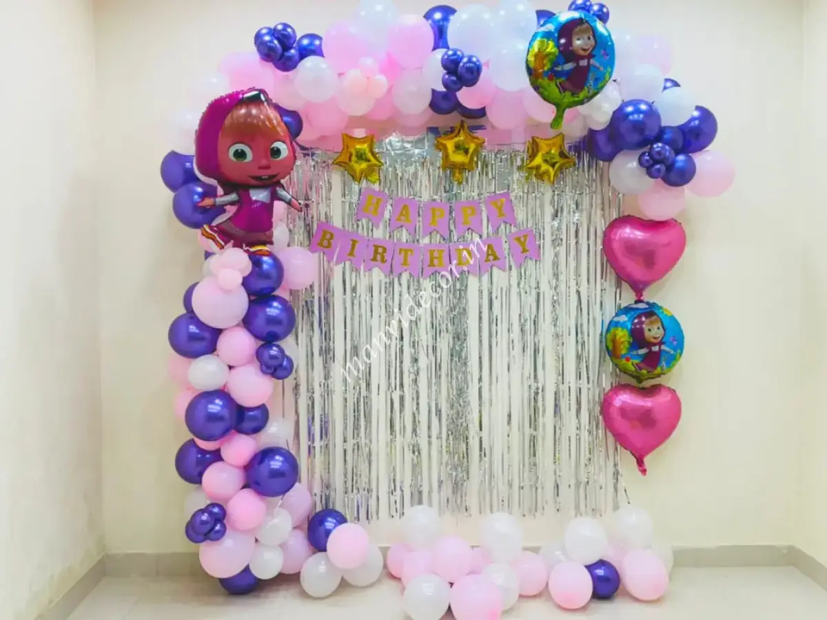 Masha & Bear Balloon Decoration