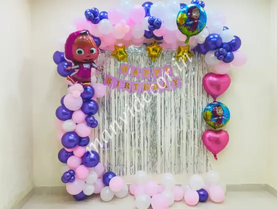 Masha & Bear Balloon Decoration