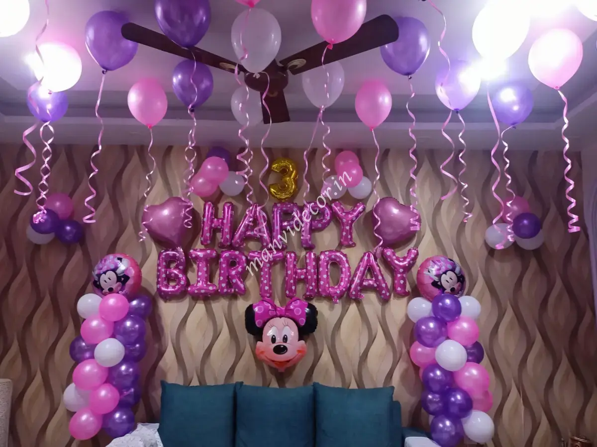 Minnie Mouse Theme Decoration