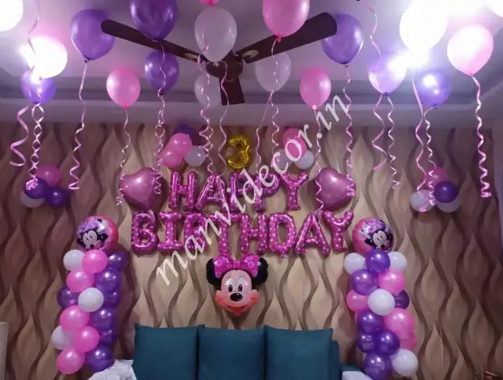 Minnie Mouse Theme Decoration