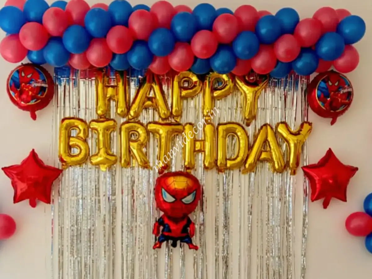 Spider Man Kids Decoration