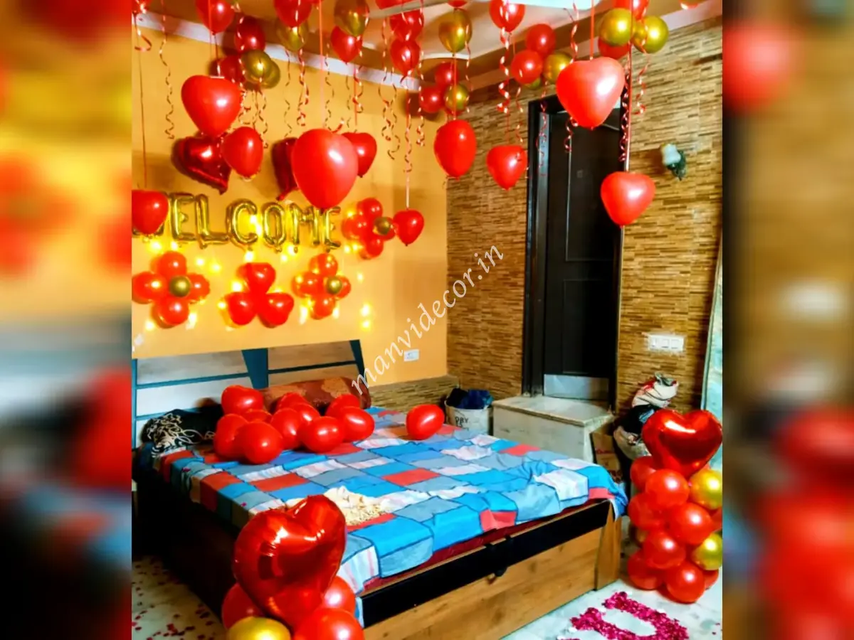 Welcome love decoration