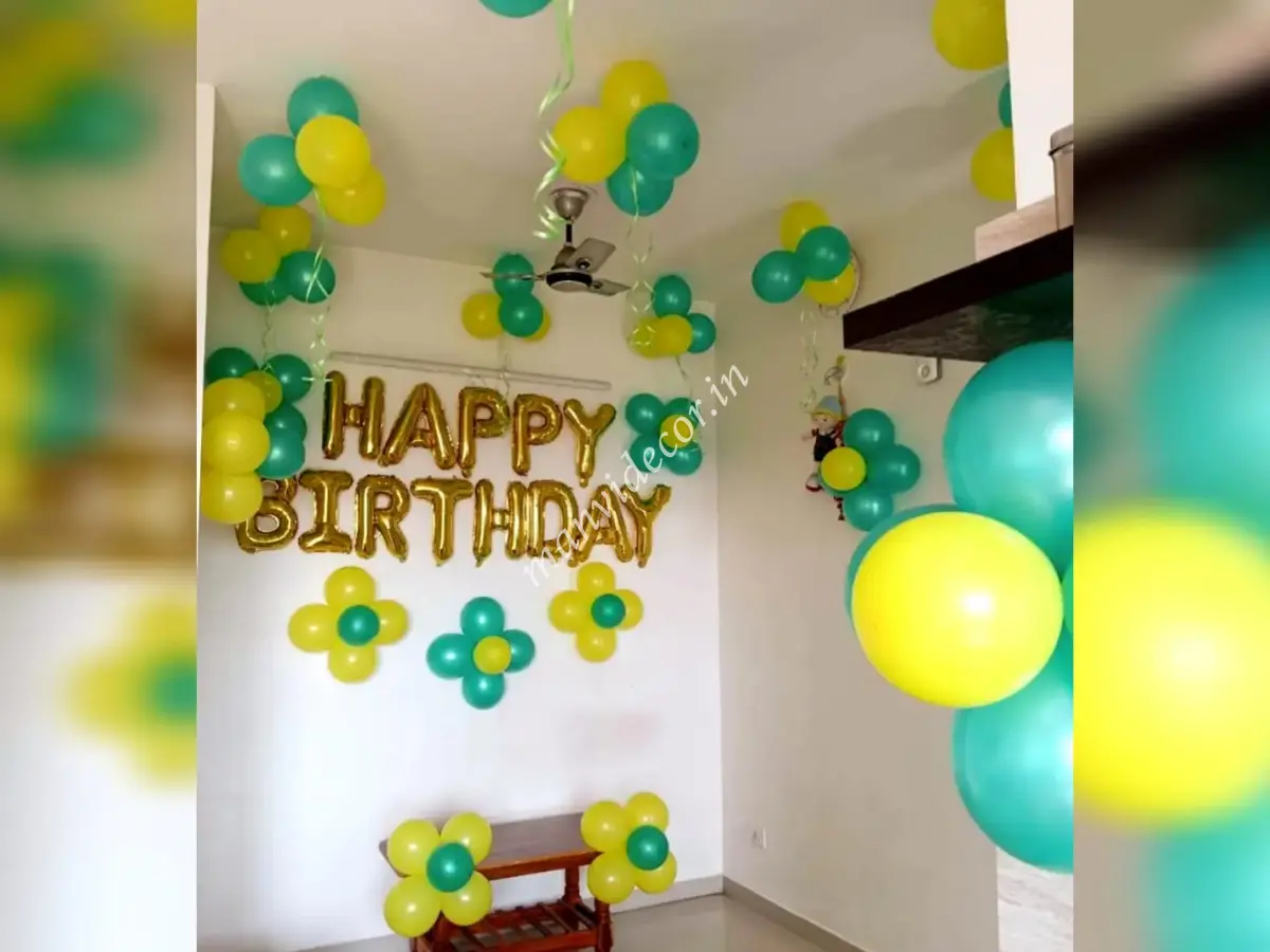 Yellow and Green Theme Decor