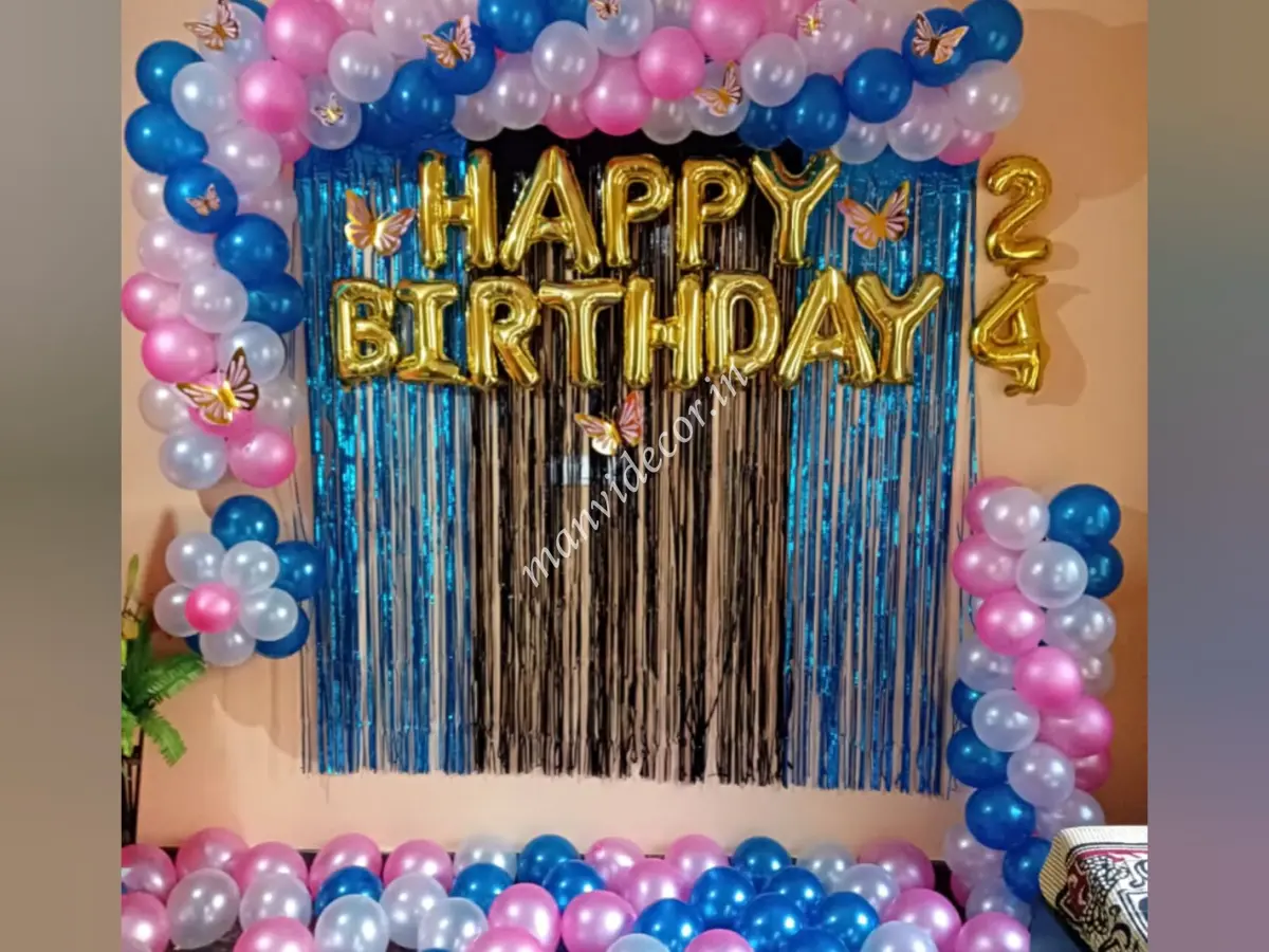 24th Birthday Garland Decor