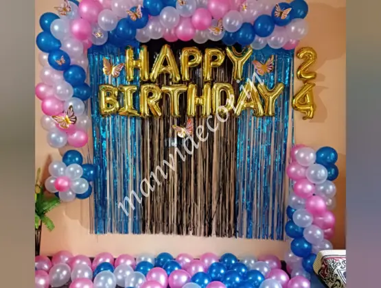 24th Birthday Garland Decor