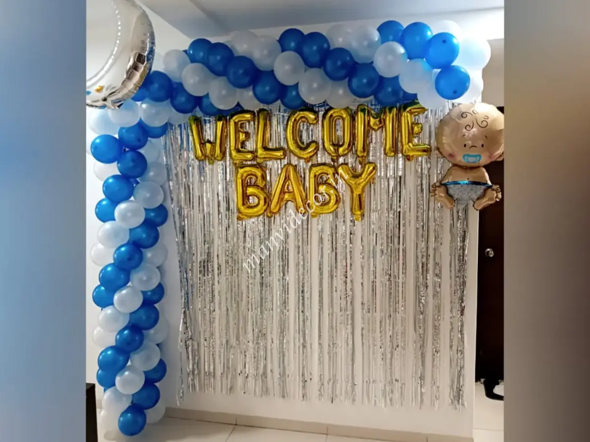 Elegant Baby Welcome Decor