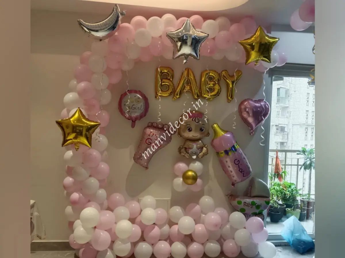 Baby Girl Welcome Theme Decor