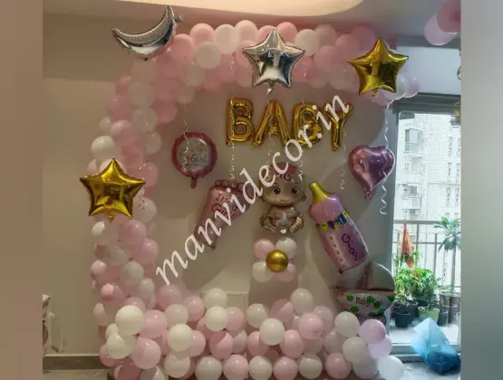 Baby Girl Welcome Theme Decor