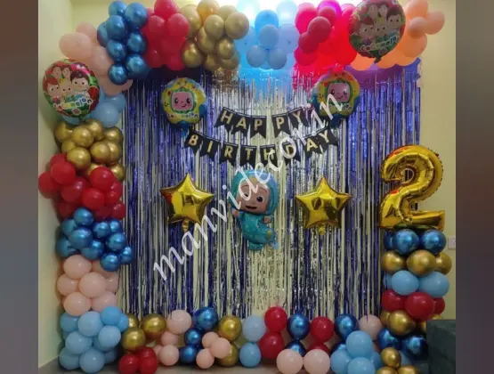 Cocomelon Theme Balloon Decoration