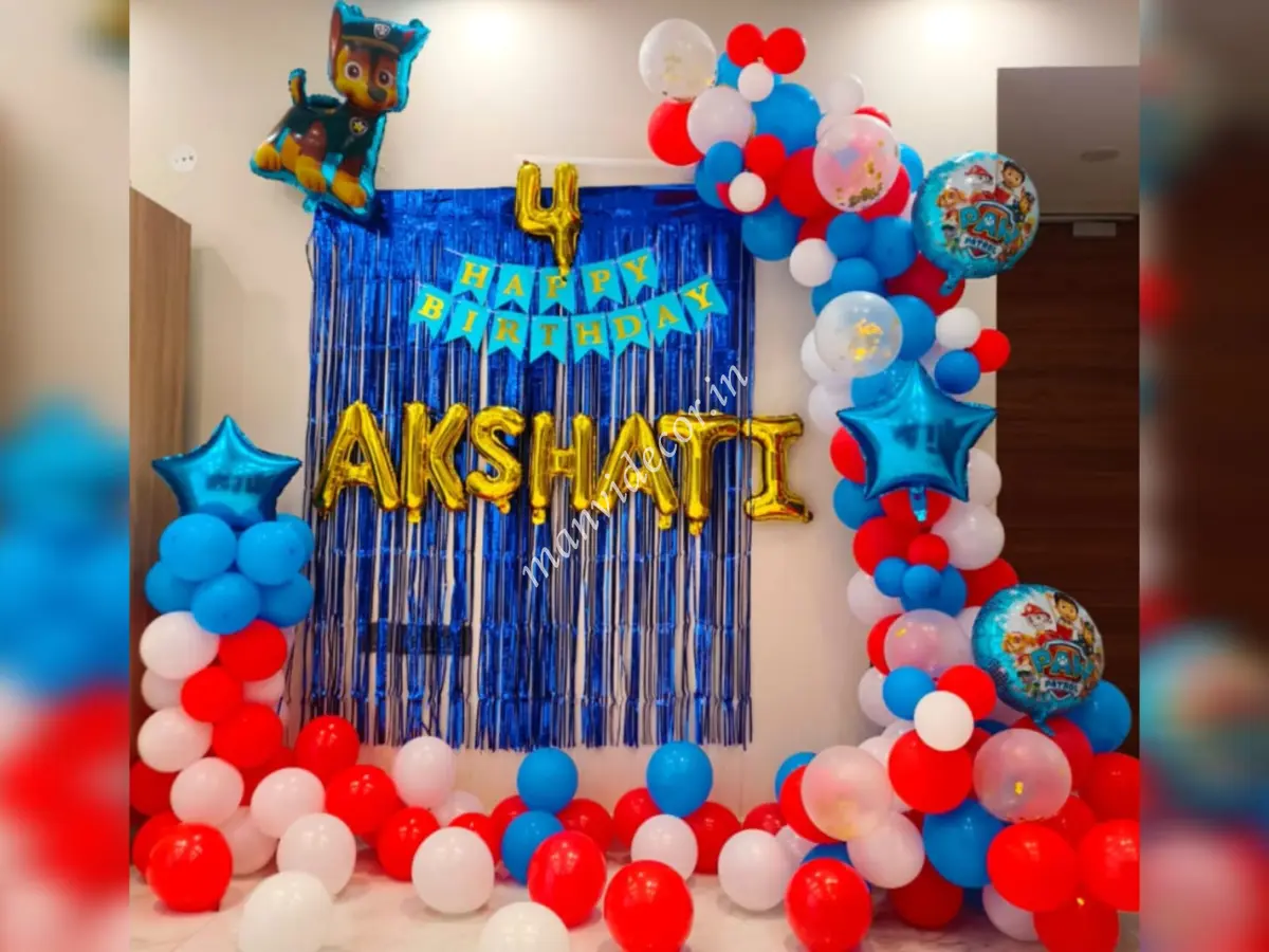 Paw Patrol Theme Decoration