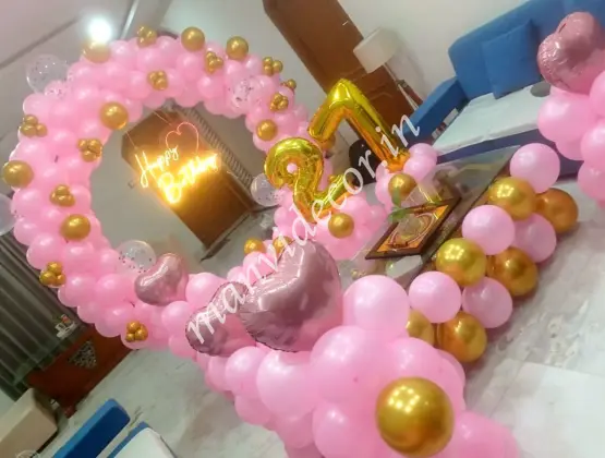 Adorable Pink Ring Setup Decor