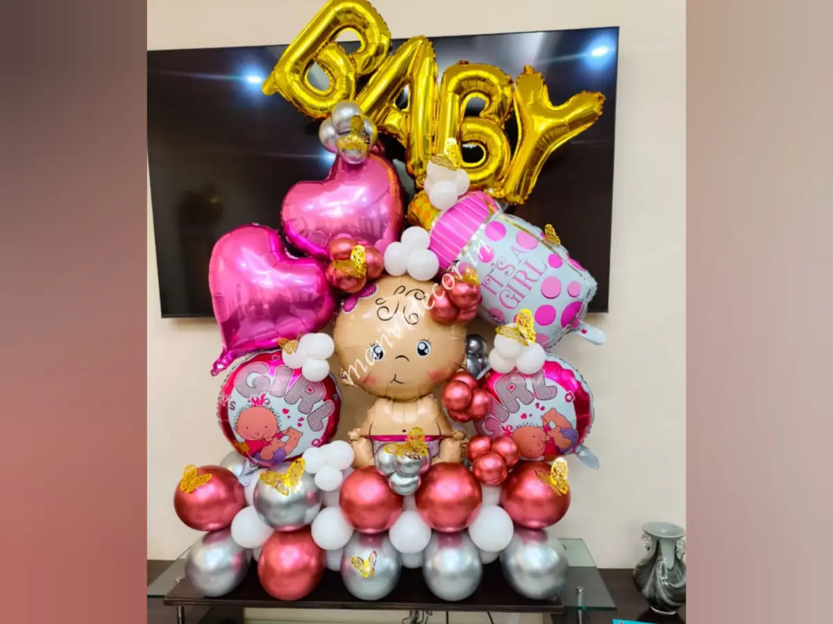 Baby Girl Marquee Decoration