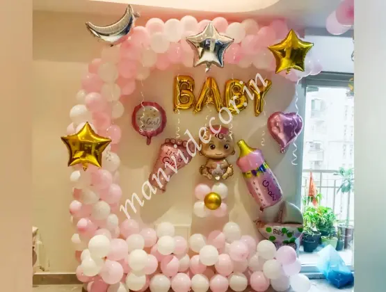 Baby Girl Welcome Theme Decor