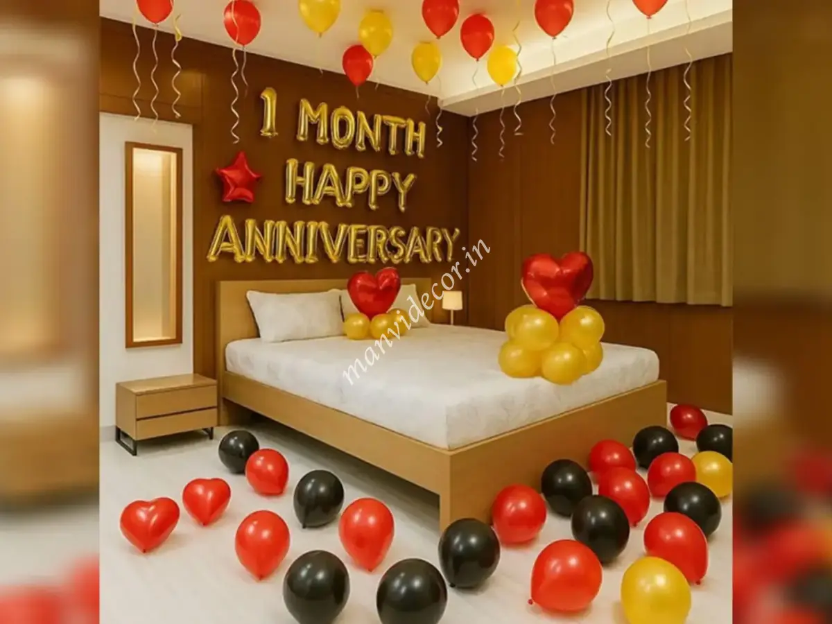 Blissful Anniversary Surprise Decoration