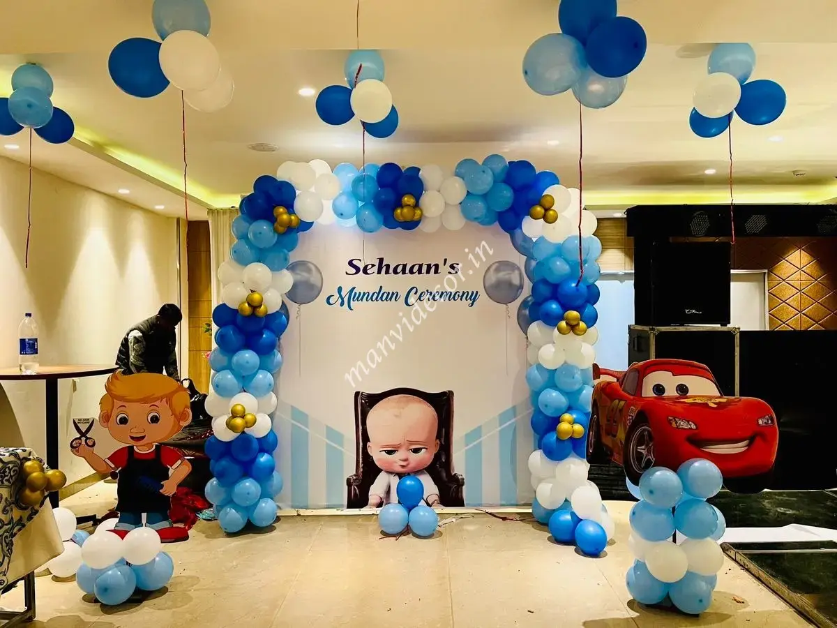 Boss Baby Mundan Bash Decor