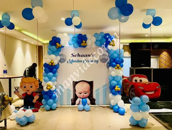 Boss Baby Mundan Bash Decor