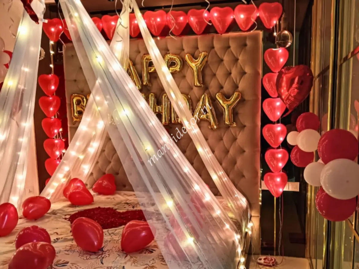 Cabana Birthday Setup