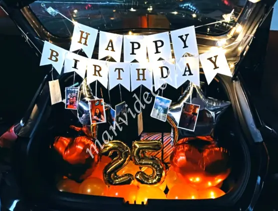 Car Boot Surprise Birthday Decoration
