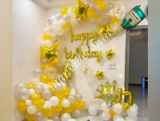 Champange Party Birthday Decoration