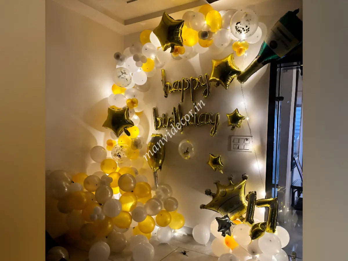 Champange Birthday Surprise Decoration