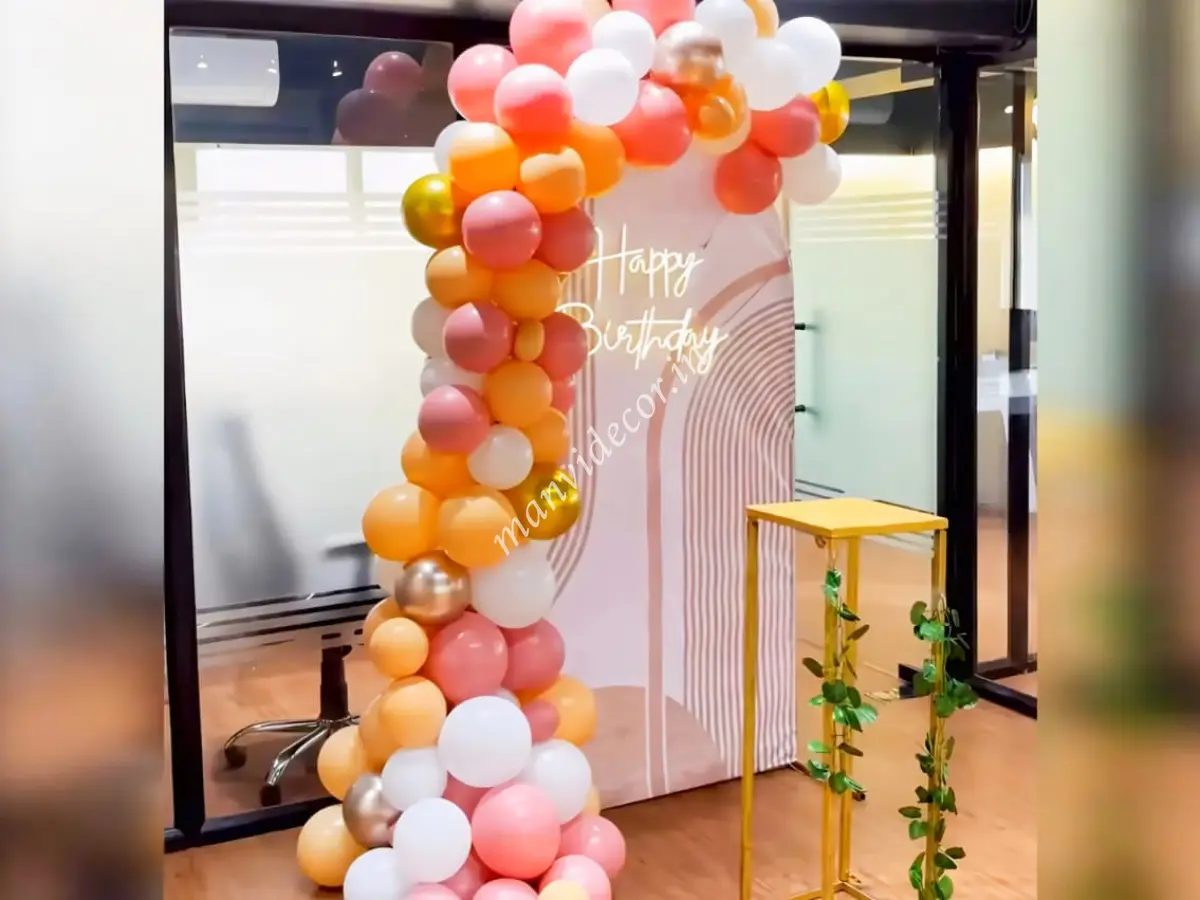 Divine Birthday Balloon Decoration