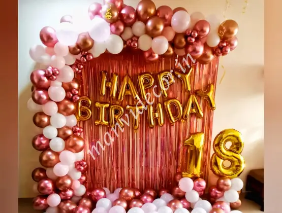 Dreamy Blush Rose Gold Arch Setup