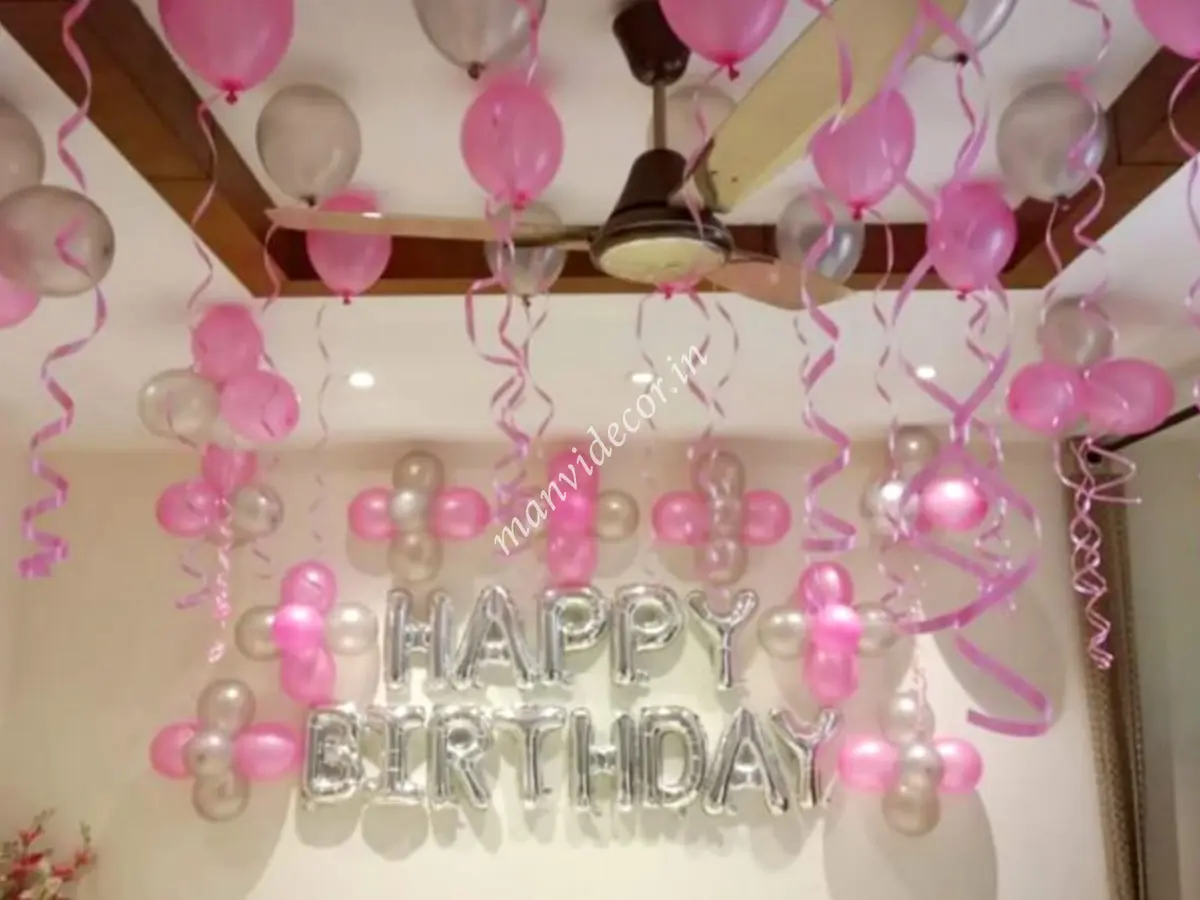 Elegant Balloon Surprise Decor