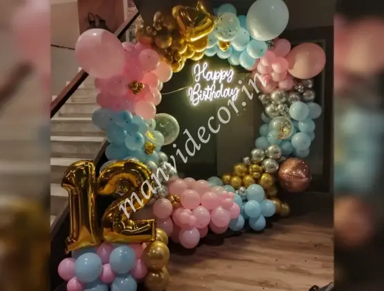Elegant Glow Birthday Ring Decor