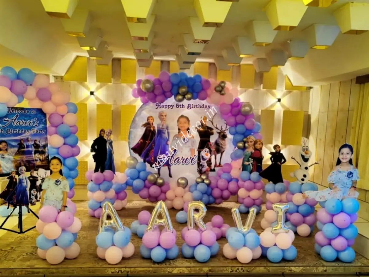 Frozen Theme Stage Decor