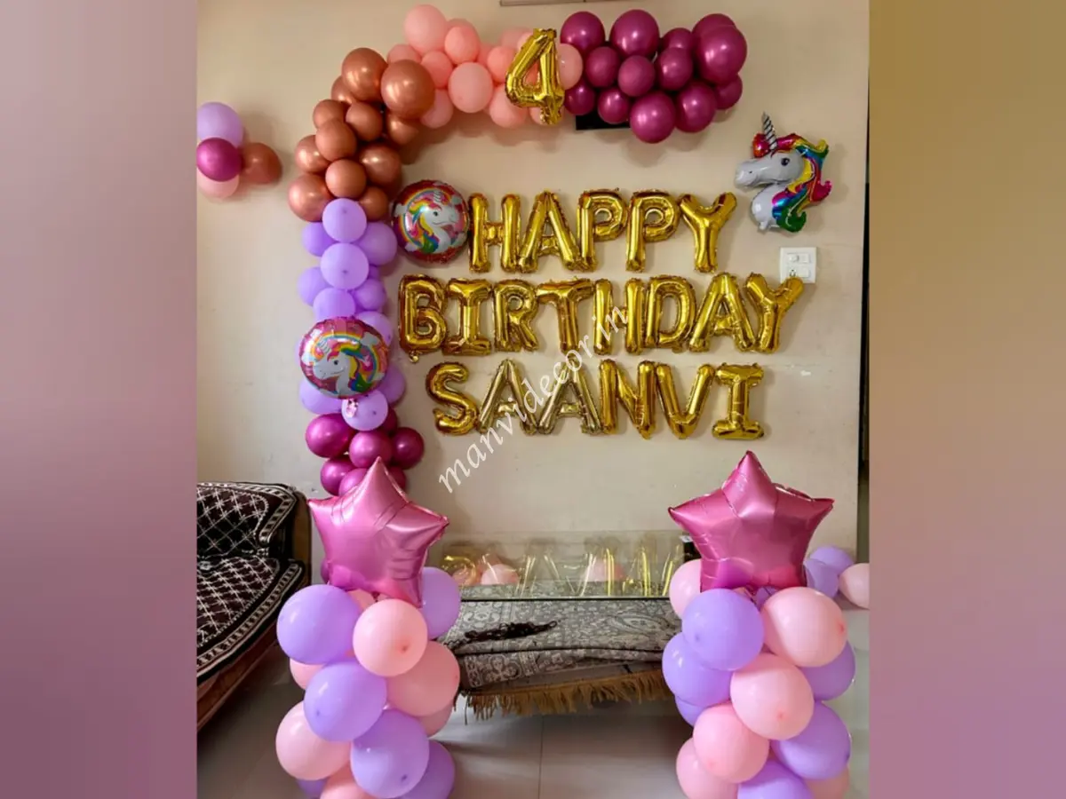 Magical Unicorn Birthday Decor