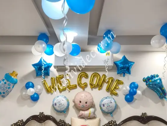 Newborn Baby Boy Arrival Decor