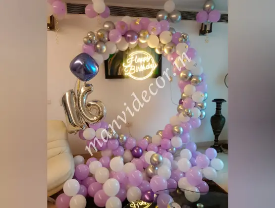 Pastel Balloon Ring Decor