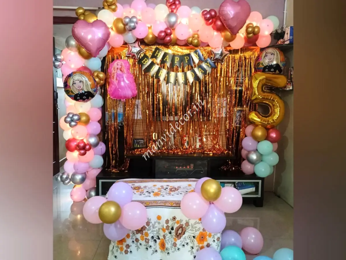 Pink Princess Barbie Theme Decor