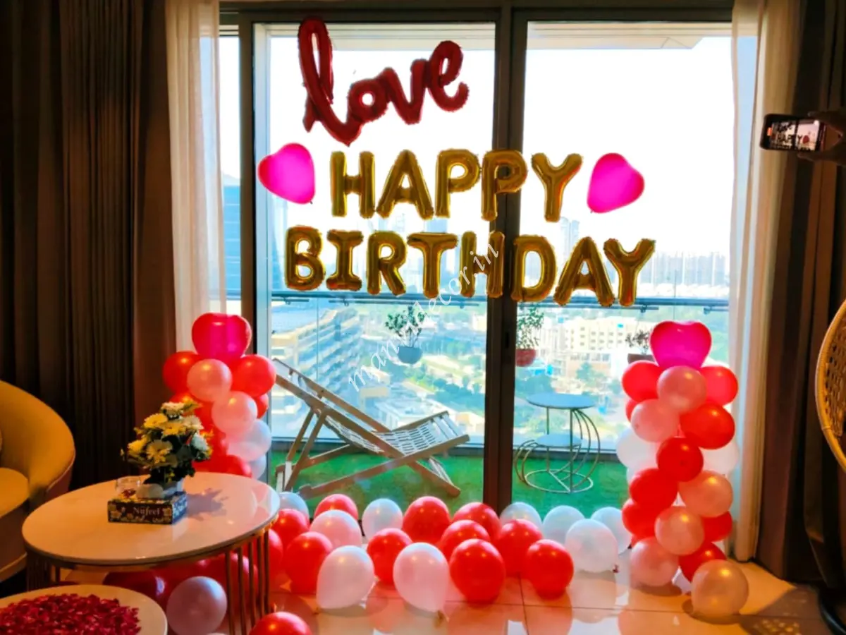 Birthday Love Decoration