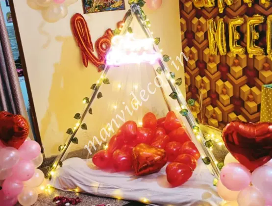 Romantic Cabana Birthday Deccor