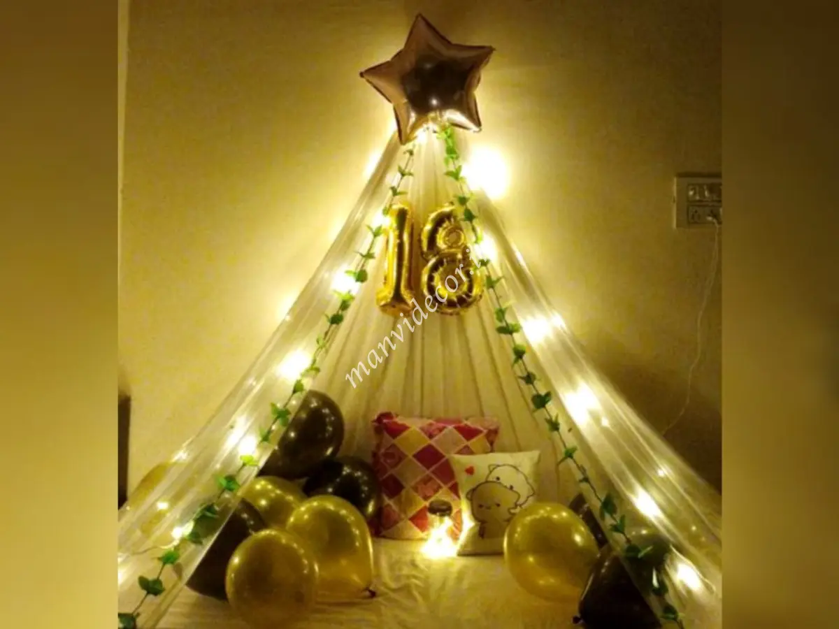 Romantic Cabana Glow Decor