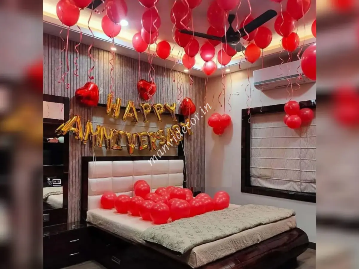 Romantic Red Anniversary Spark Setup