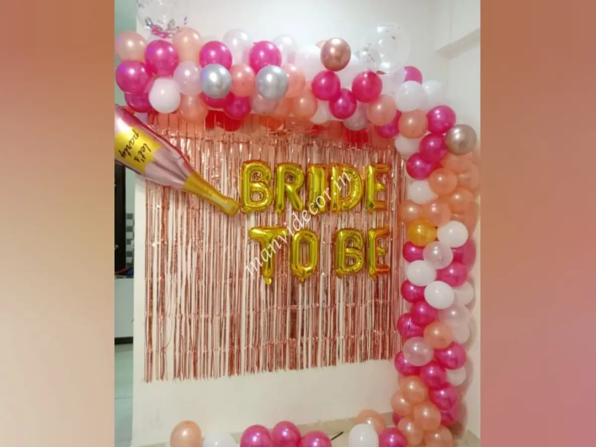 Rose Gold Bride To Be Decor