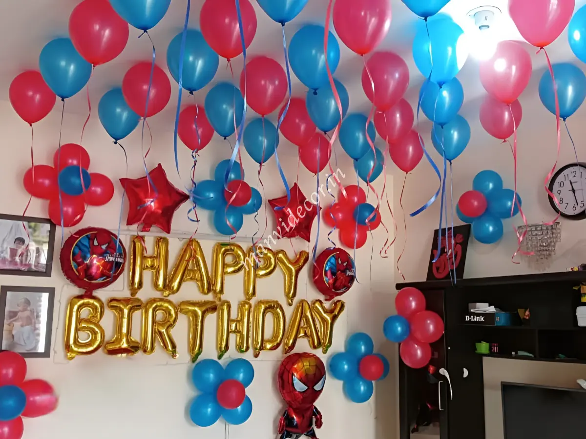 Spiderman Birthday Wall  Decoration